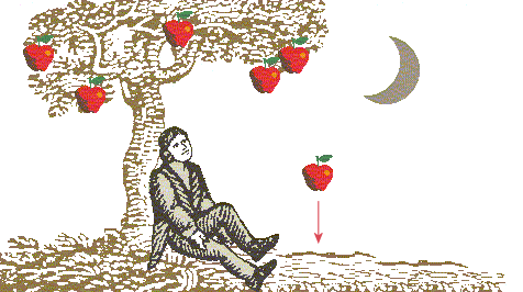 Isaac Newton (1643 - 1727), der Entdecker der Gravitation.
